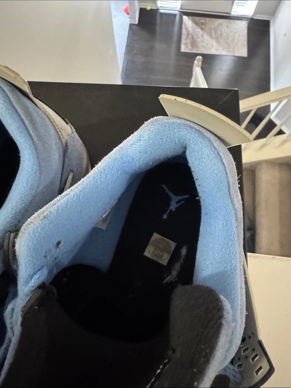 Nike Air Jordan 4 Retro (GS) Black/Blue Box Label